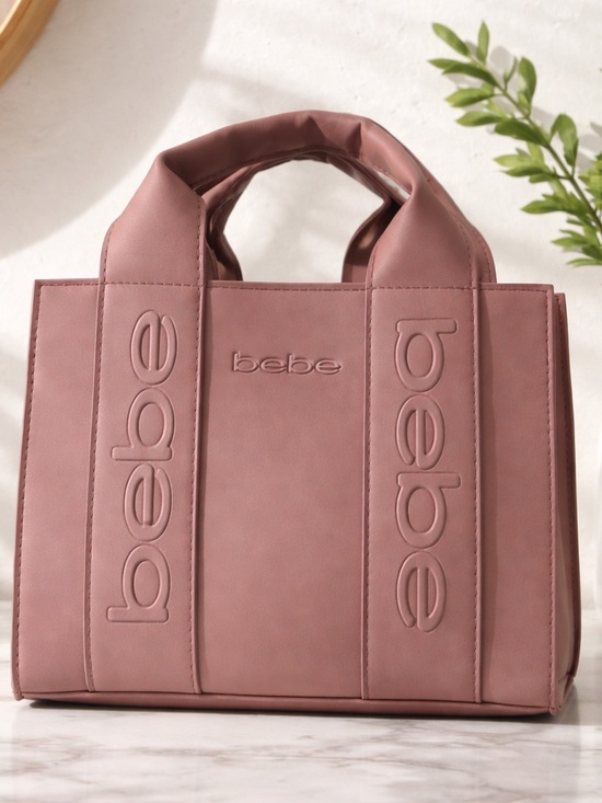 bebe Handbags - New Bebe Mini Hana Satchel Crossbody/handheld bag - blush color